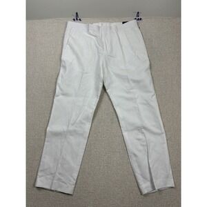 Perry Ellis Mens Linen Pants Size 36x30 White